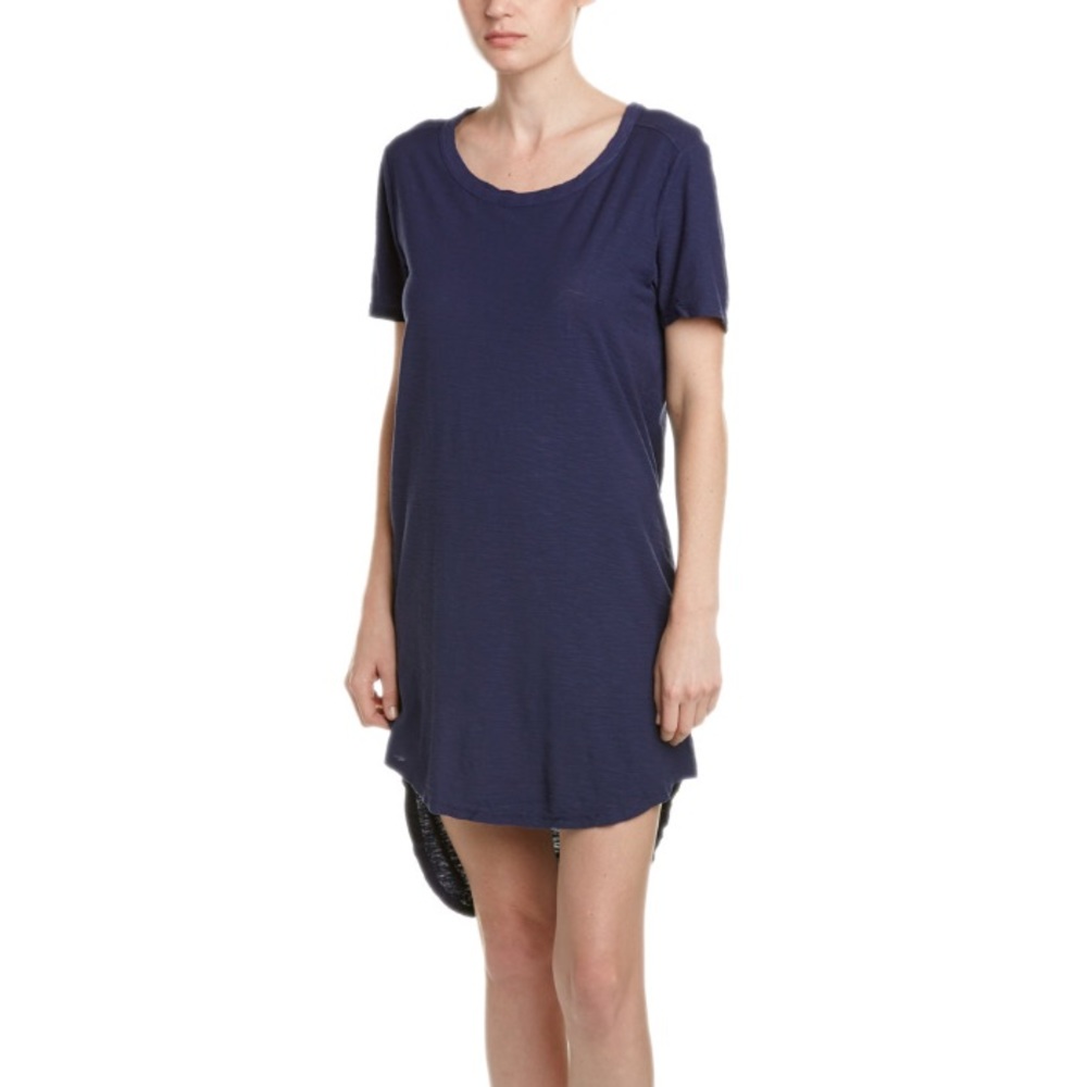 Under The Canopy Navy Cotton T-Shirt Dress